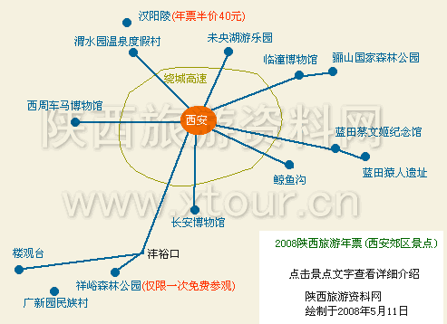 陕西旅游年票(西安郊区景点)---陕西旅游资料网